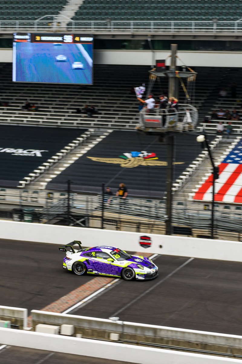 Crossing the yard of bricks at Indy